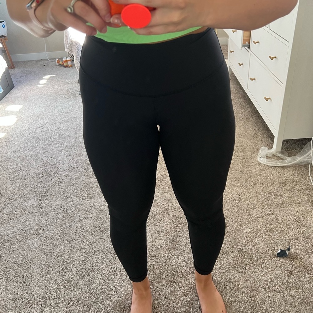 Lululemon black leggings size 6